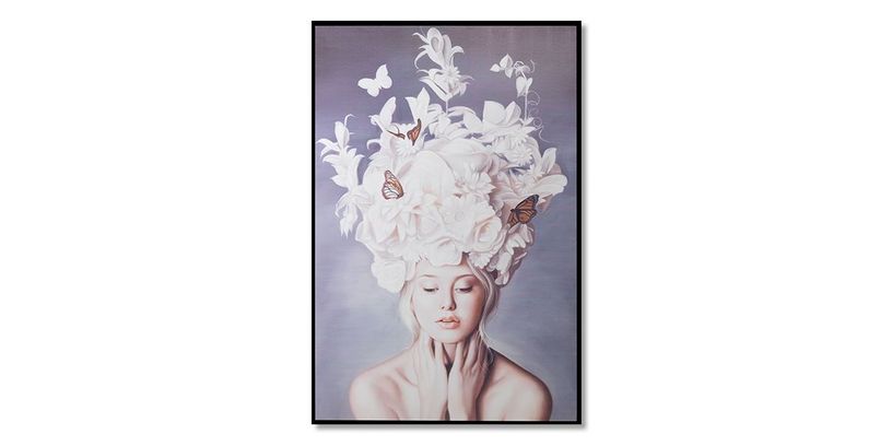 Feelings Wanddeco Lady White Flower