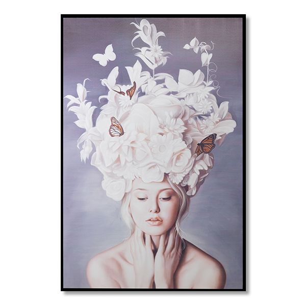 Feelings Wanddeco Lady White Flower