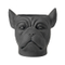 Feelings Deco Planter Bulldog Black