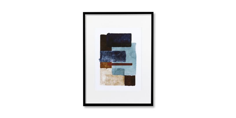 Feelings Wanddecoratie Cube Blauw