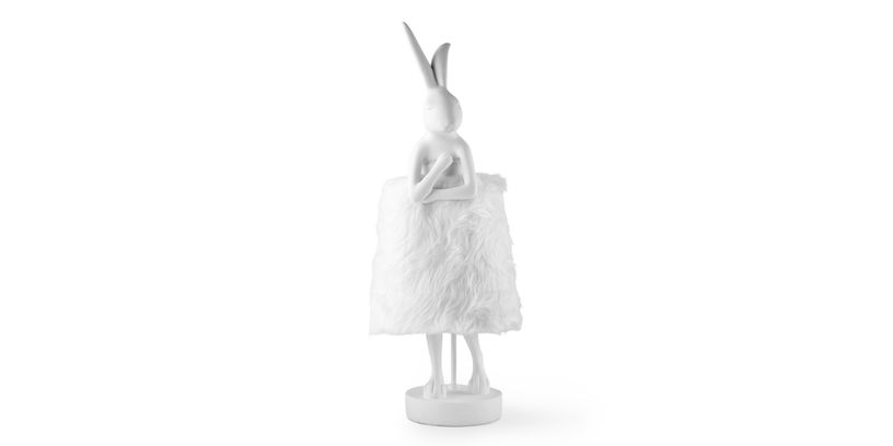 Feelings Tafellamp Rabbit Wit/Zilver