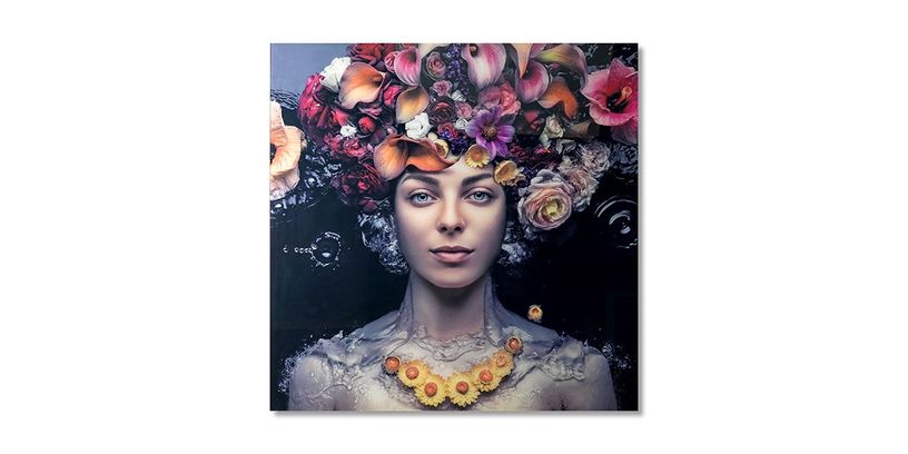 Feelings Wanddeco Flower Art Lady