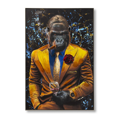 Feelings Wanddecoratie Gorilla Gentleman