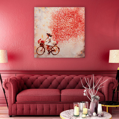 Wanddecoratie Flowers In The Air