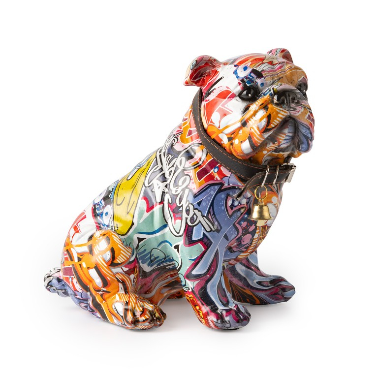 Feelings Beeld Bulldog Graffitti