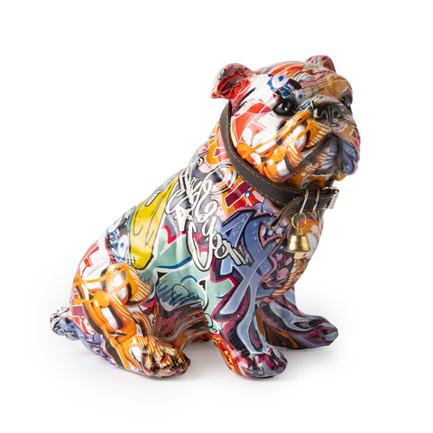 Feelings Beeld Bulldog Graffitti