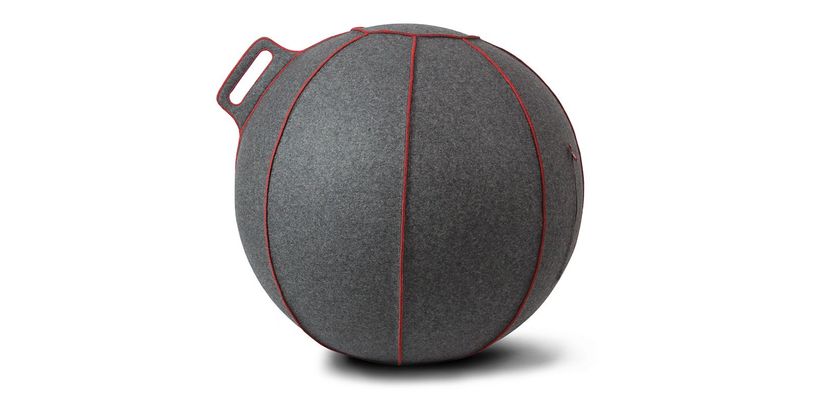 Vluv Zitbal VELT Grijs 75 cm
