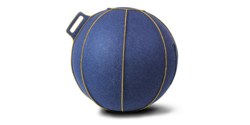 Vluv Zitbal VELT Blauw 75 cm