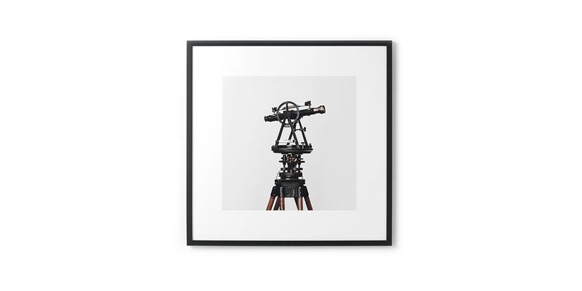 Wandkraft Wanddeco Telescoop Zwarte Lijst