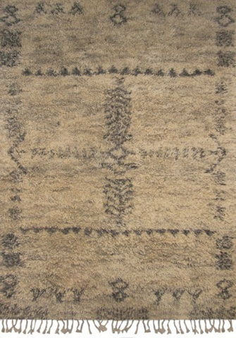 Vloerkleed Beni Ouarain Bruin/Grijs MM-5 200x250