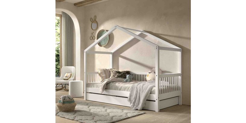 Vipack Huisbed Forrest Beech Incl. Rolbed