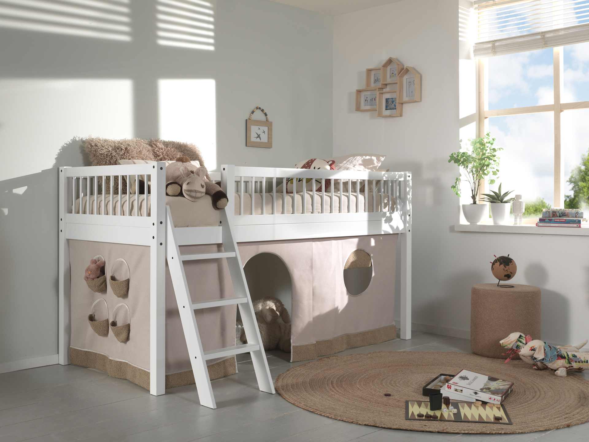 Vipack Hoogslaper Forrest Beech Incl. Textiel