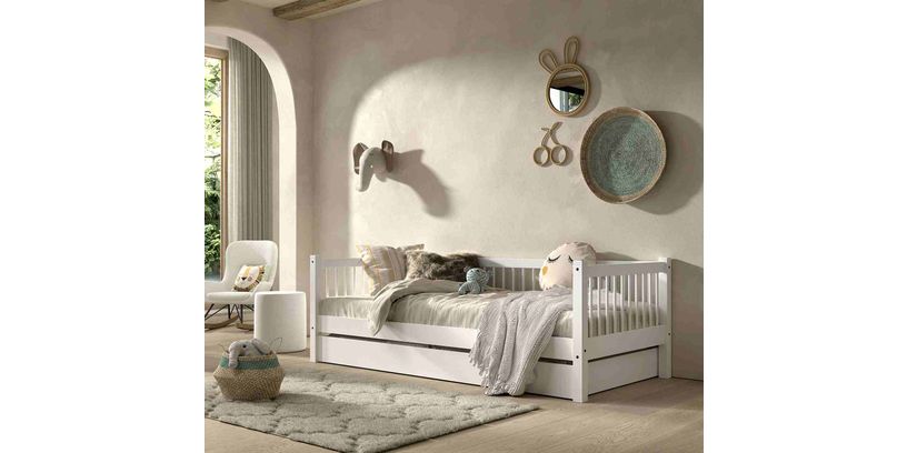 Vipack Kajuitbed Forrest Beech Incl. Rolbed