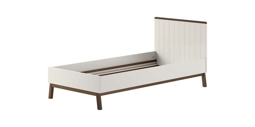 Vipack Bed Sezane Clay/Walnoot