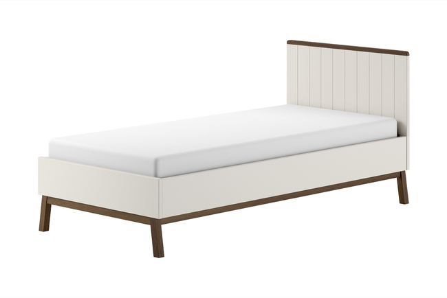 Vipack Bed Sezane Clay/Walnoot