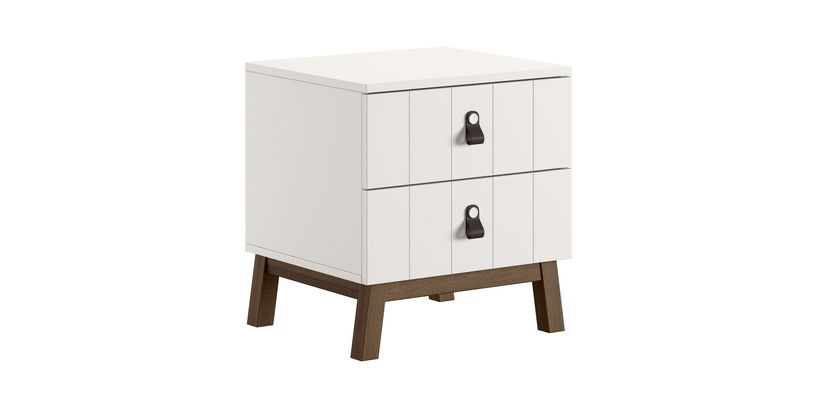 Vipack Nachttafel Sezane Clay/Walnoot