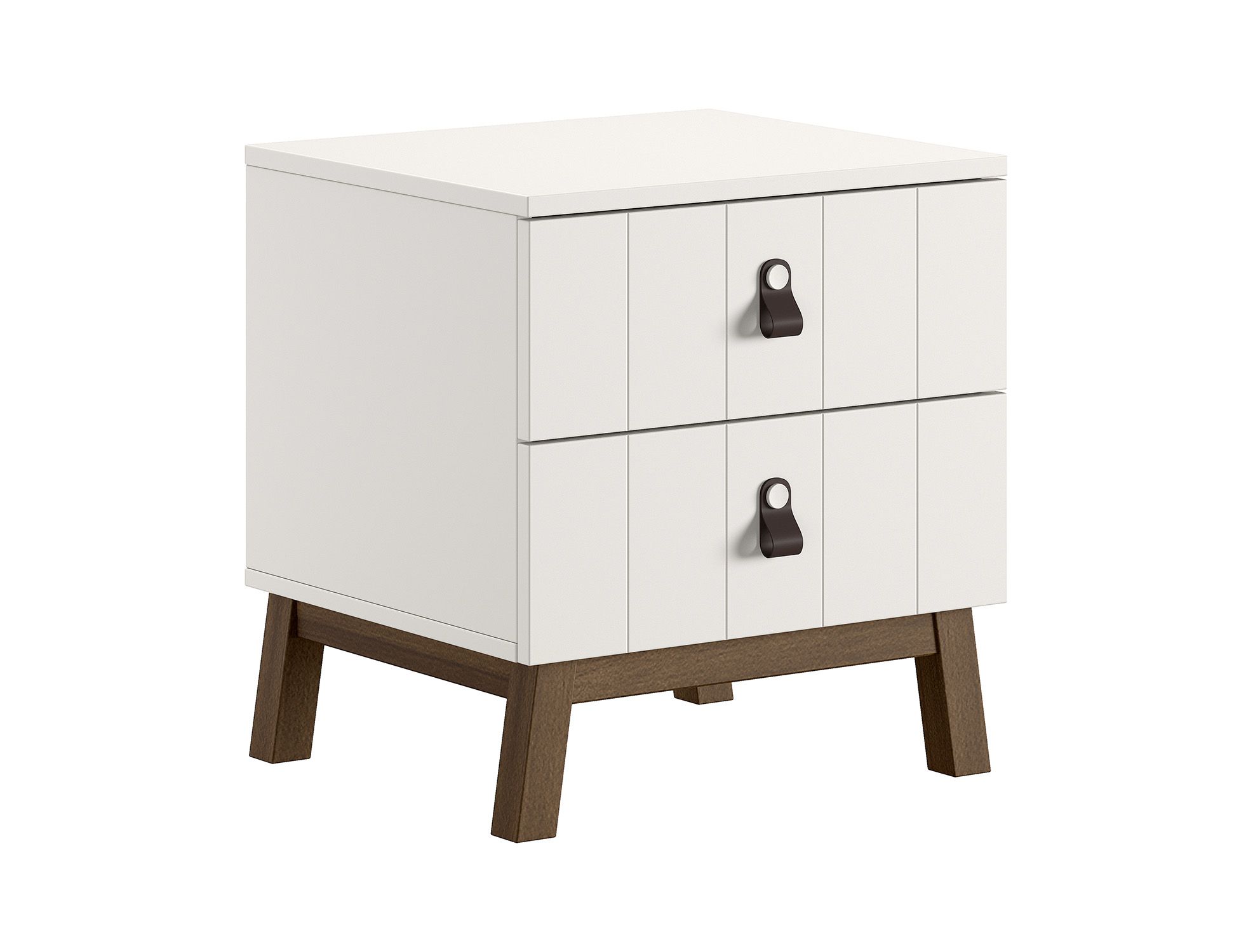 Vipack Nachttafel Sezane Clay/Walnoot