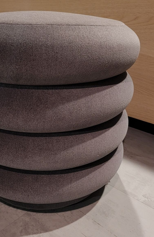 (Showroommodel) Ferm Living Pouf Round Grey