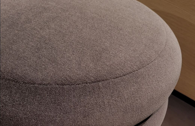 (Showroommodel) Ferm Living Pouf Round Grey
