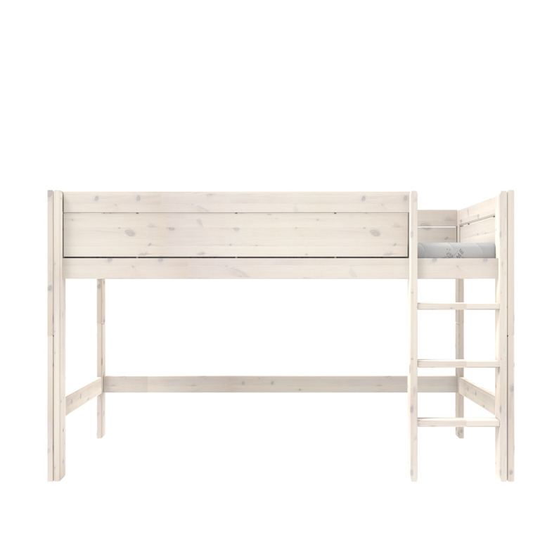 Lifetime Halfhoogslaper/Luxe Lattenbodem Whitewash