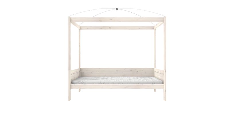 Lifetime Hemelbed /  Luxe Lattenbodem Whitewash