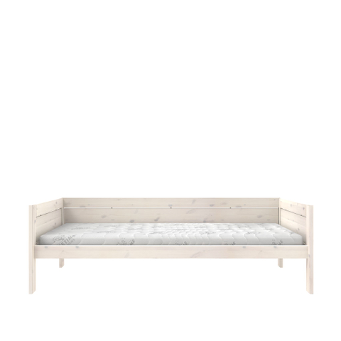 Lifetime Basisbed / Luxe Lattenbodem Whitewash