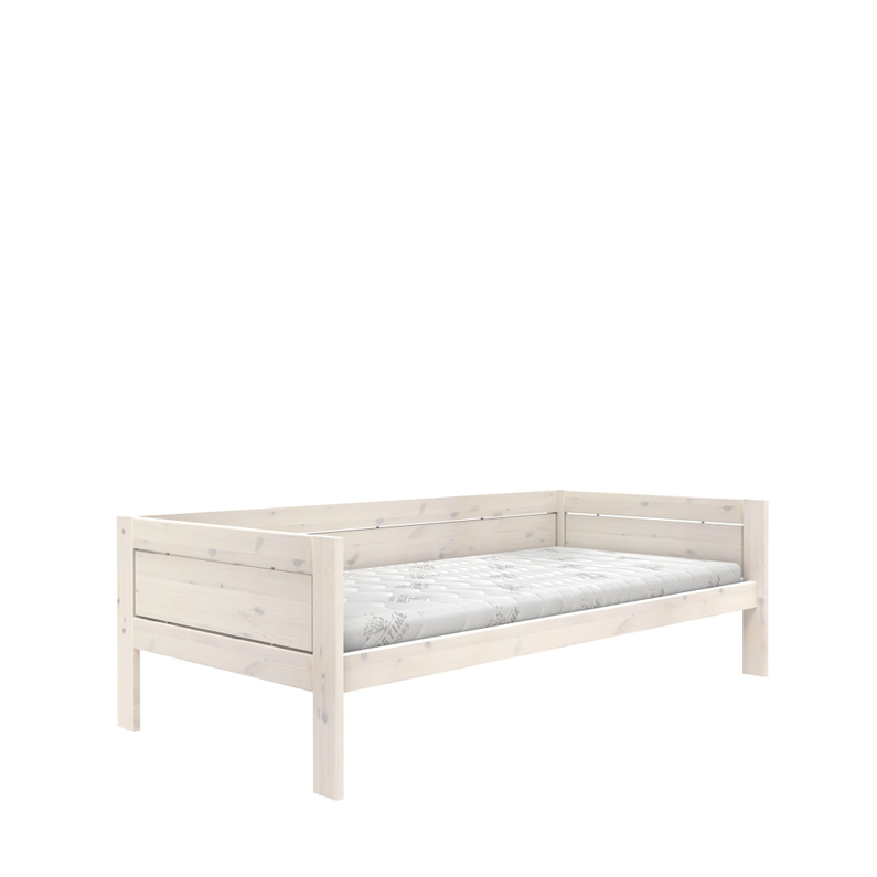 Lifetime Basisbed / Luxe Lattenbodem Whitewash