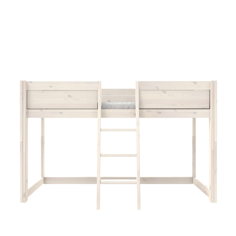 Lifetime 4-In-1 Hemelbed / Rolbodem Whitewash