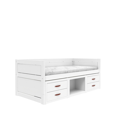 Lifetime Kajuitbed + Boekenkast/Rolb/Excl. Grepen