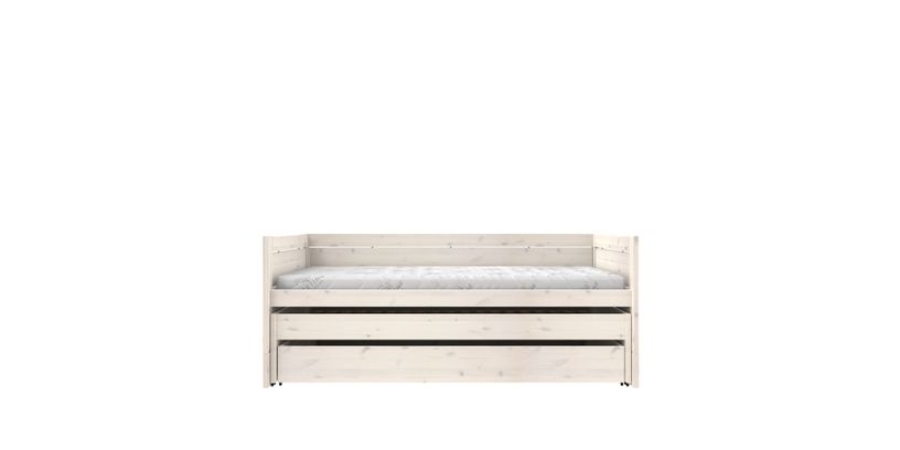 Lifetime Kajuitbed Met Logeerbed+Bedl/Rolb Whitew