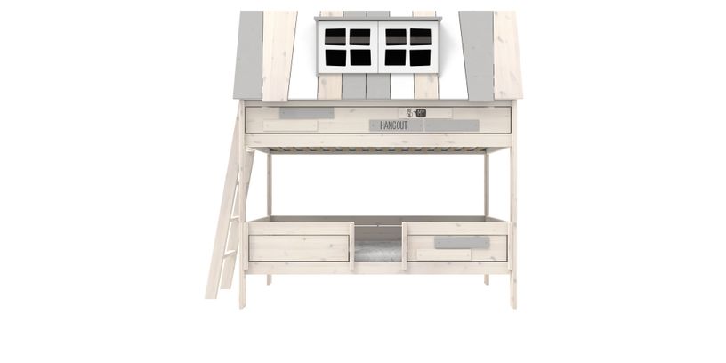 Lifetime Stapelbed My Hangout/2 X Rolbodem Whitew