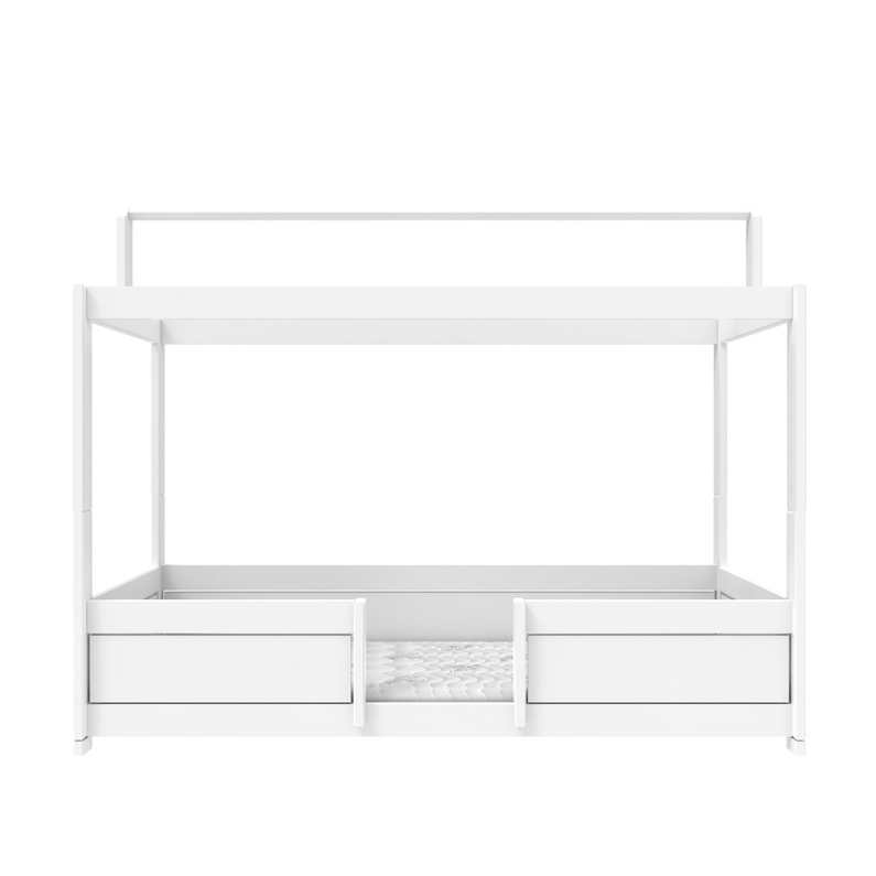 Lifetime 4-In-1 Bed Met Dakframe Stofdak/Rolbodem