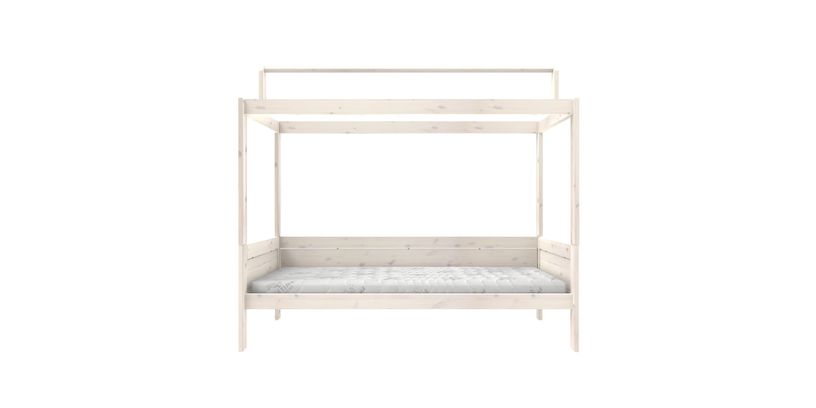 Lifetime Basisbed+Dakframe Stofdak/Rolbodem Whitew