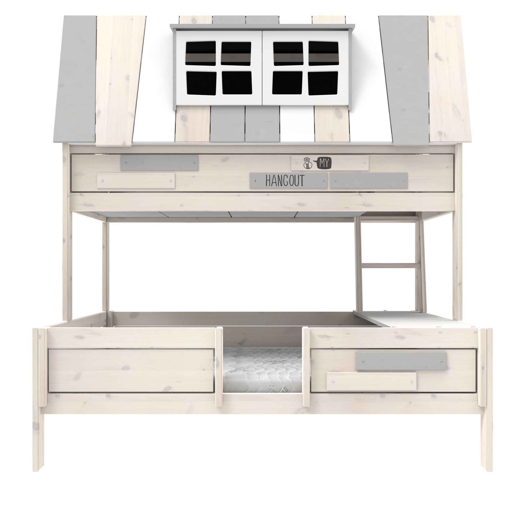 Lifetime Bed My Hangout/Luxe Lattenbodem Whitew