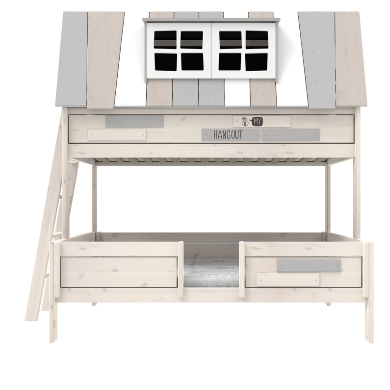 Lifetime Stapelbed Hangout /Luxe L+Top Rolb Whitew