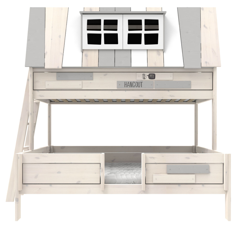 Lifetime Stapelbed Hangout/Luxe L.+Top Rolb Whitew