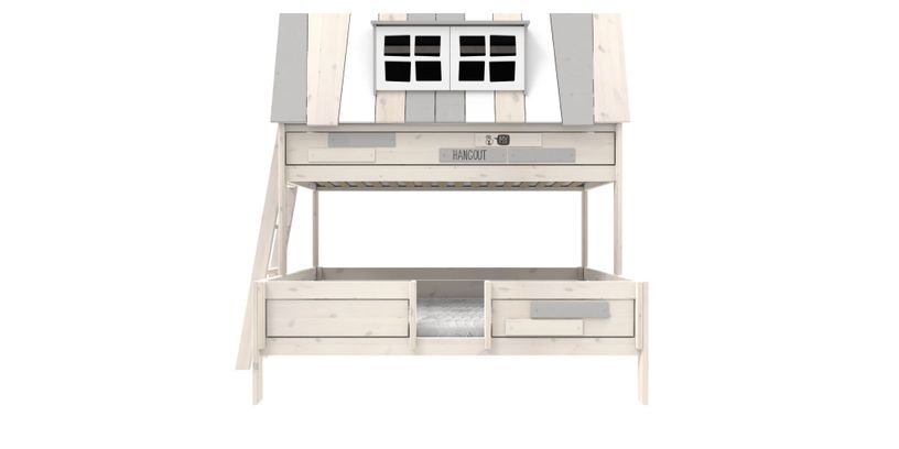 Lifetime Stapelbed Hangout/Luxe L.+Top Rolb Whitew