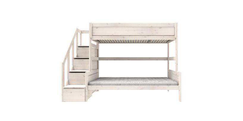 Lifetime Stapelbed Family 90-120+Trapk/Luxe L. Ww