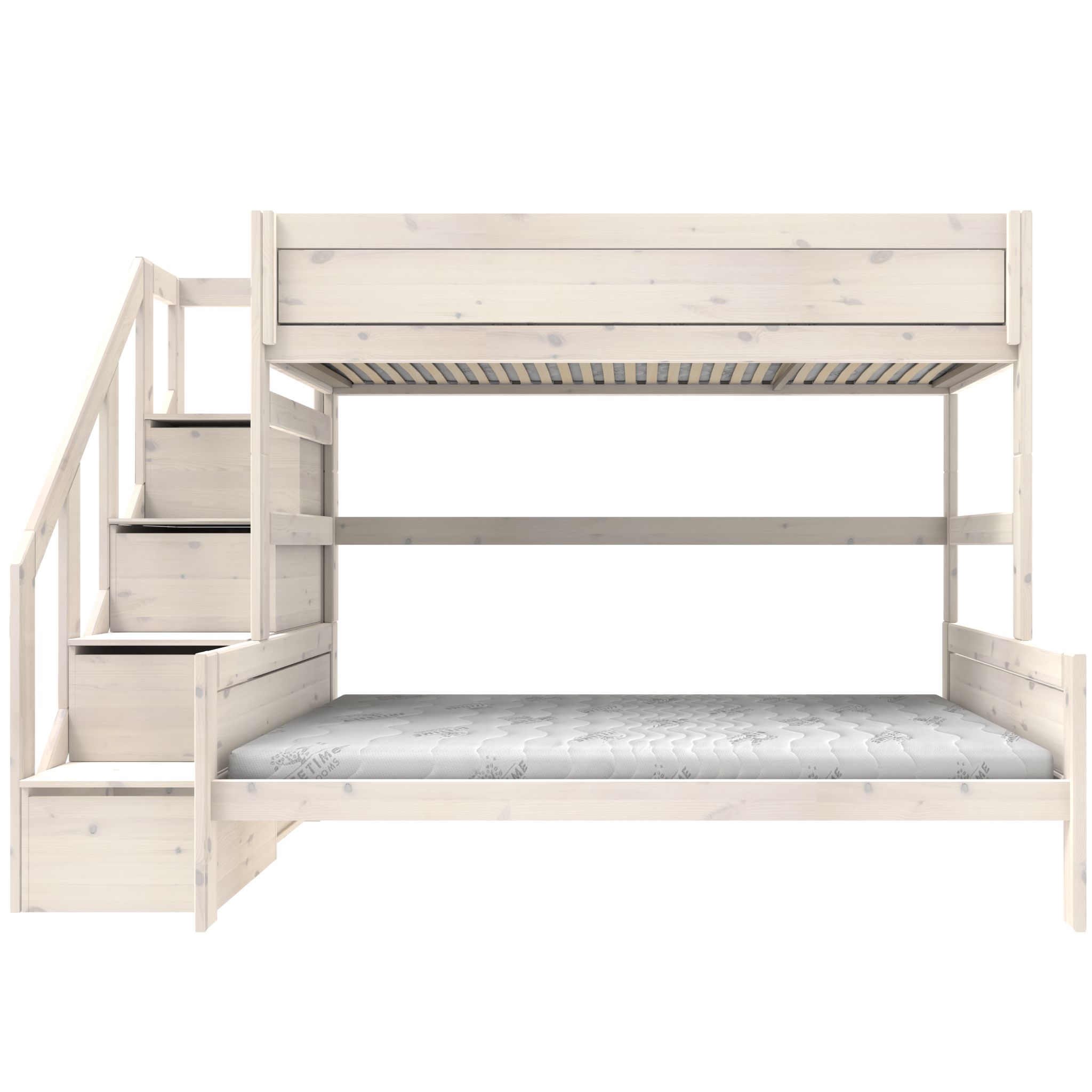 Lifetime Stapelbed Family 90-140+Trapk/Luxe L. Ww