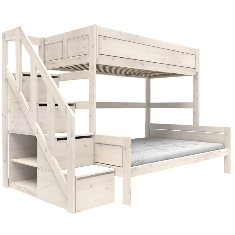 Lifetime Stapelbed Family 90-140+Trapk/Luxe L. Ww