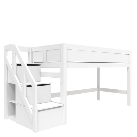 Lifetime Halfhoogslaper Met Trapkast / Rolbodem