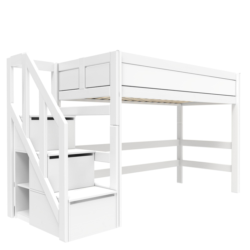 Lifetime Hoogslaper H:152 Met Trapkast / Rolbodem