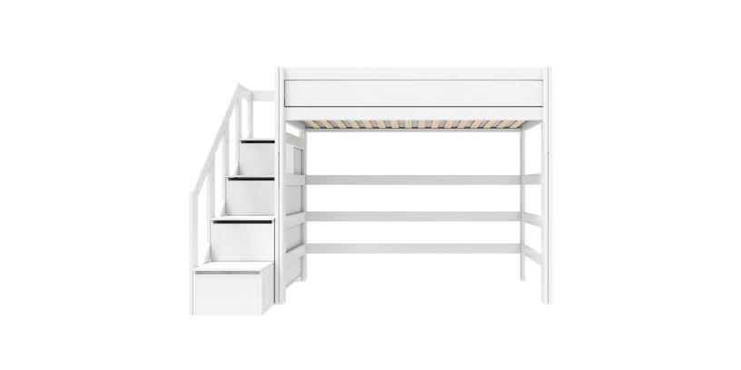 Lifetime Hoogslaper Met Trapkast /Luxe L.