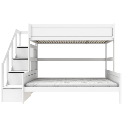 Lifetime Stapelbed Family 90-140+Trapkast/Luxe L.