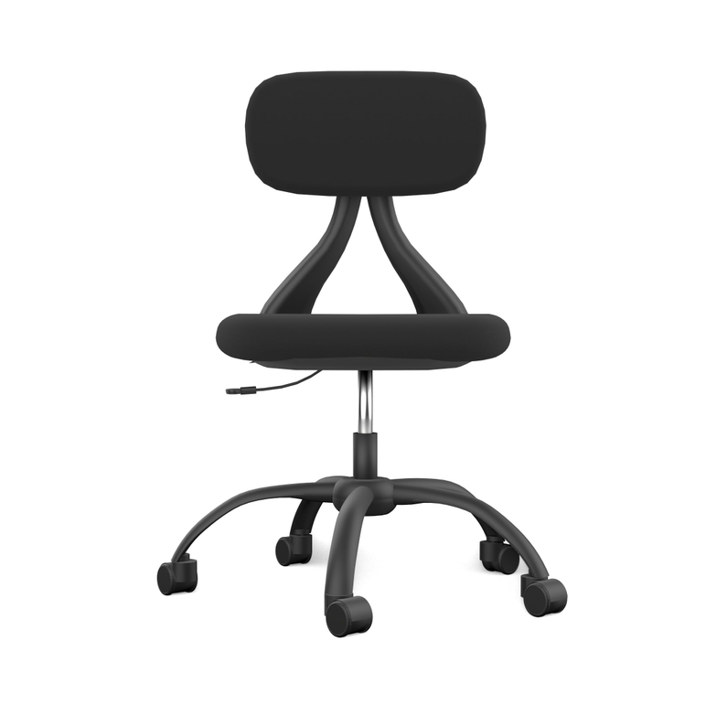 Lifetime Burostoel Model Sunny / Zwart / Zwart