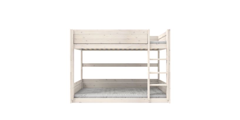 Lifetime Laag Stapelbed Luxe Lattenbodem Whitewash