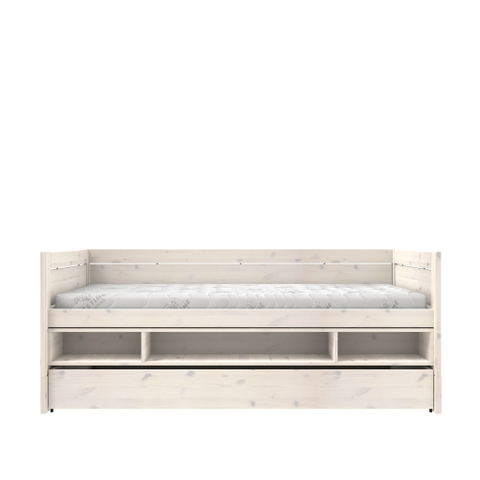 Lifetime Kajuitbed Met Opbergbox+Bedl /Rolb Whitew