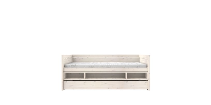 Lifetime Kajuitbed + Opbergbox+Bedl/Luxe Lb Whitew