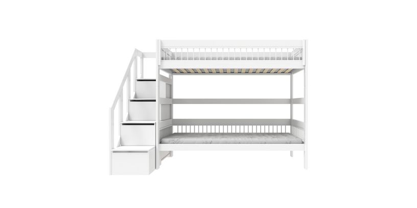 Lifetime Stapelbed Breeze Met Trapkast / Rolbodem