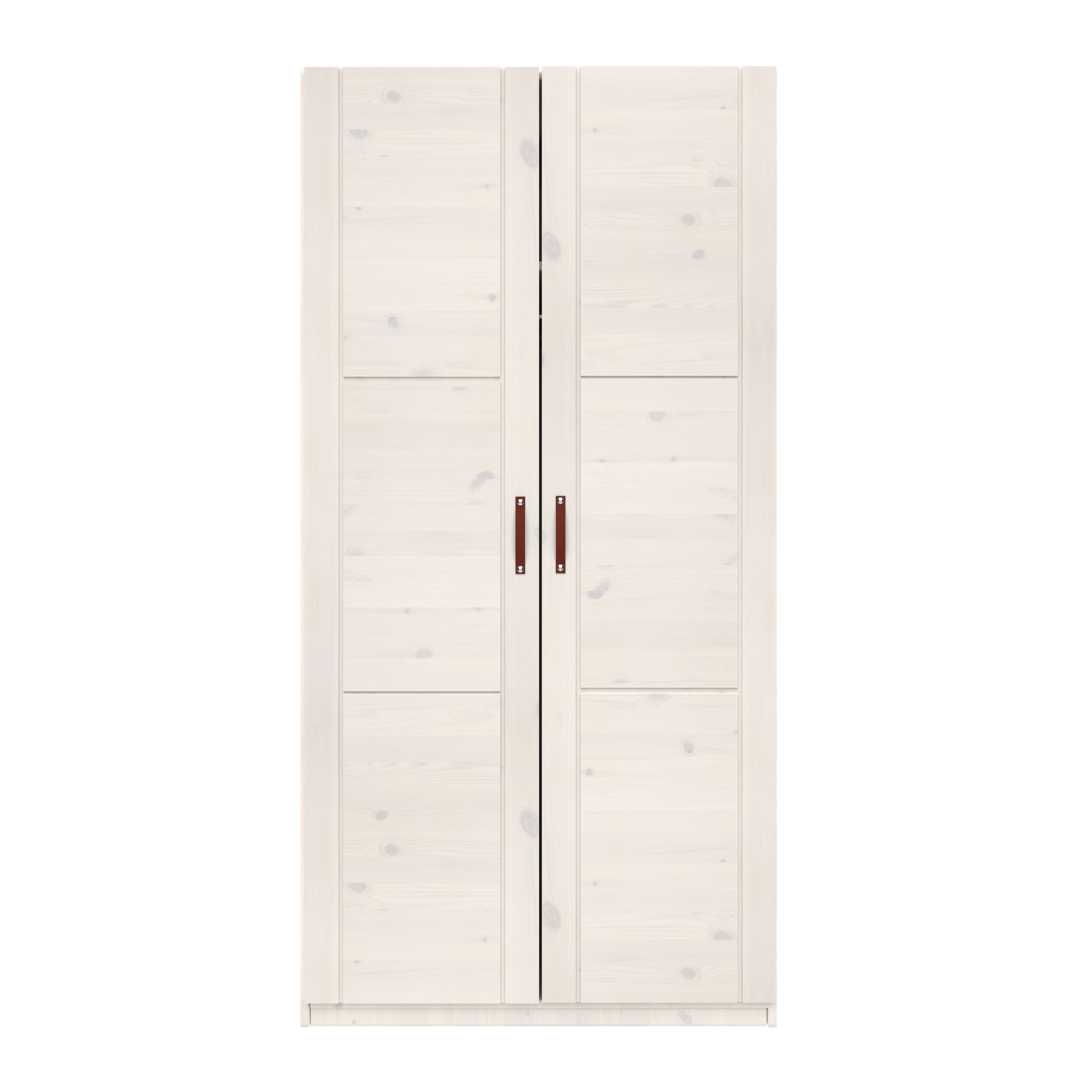 Lifetime Kledingkast 2-Deurs Whitewash Excl Grepen